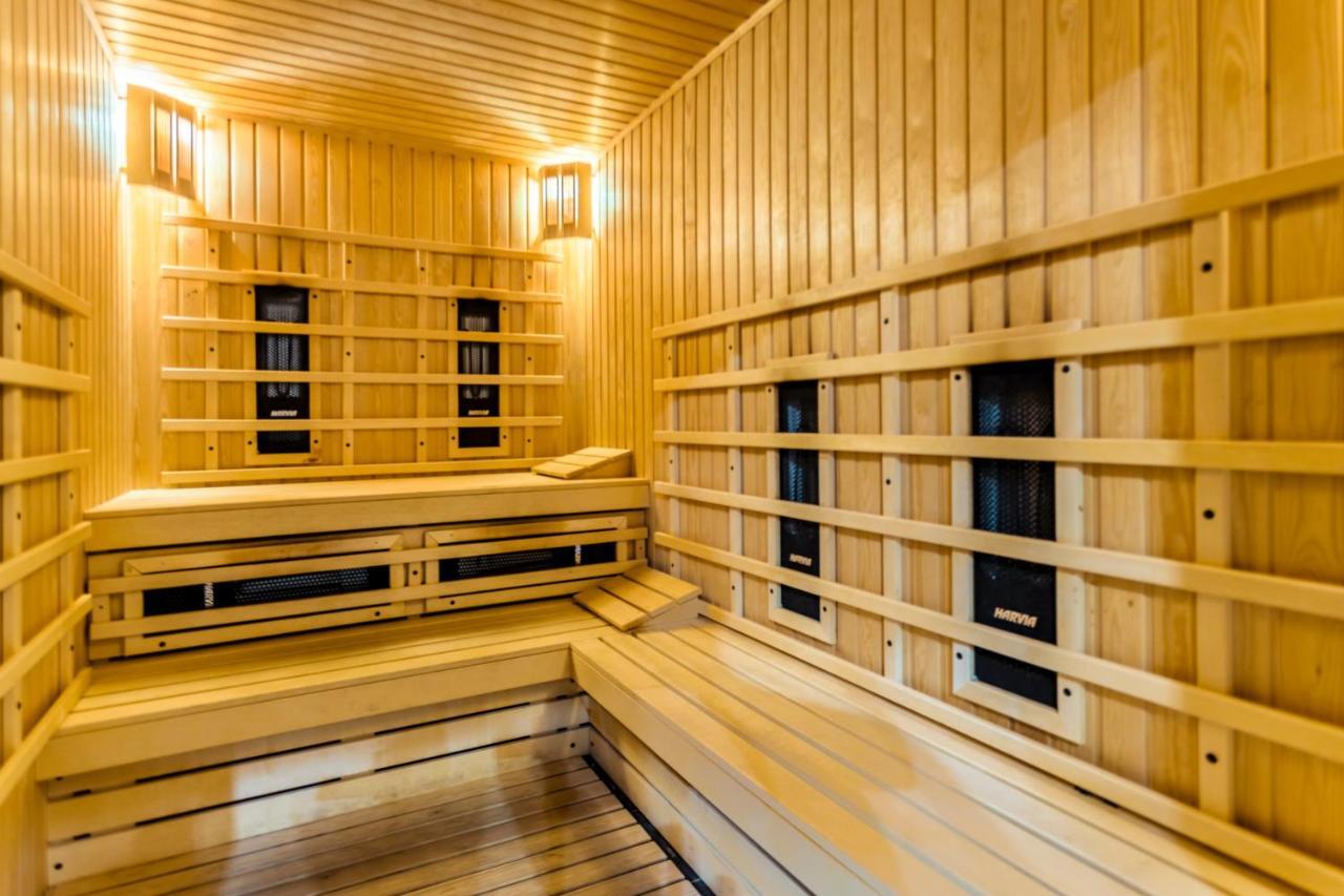 ולינגראד Hotel Arte Spa & Park מראה חיצוני תמונה A modern Finnish sauna